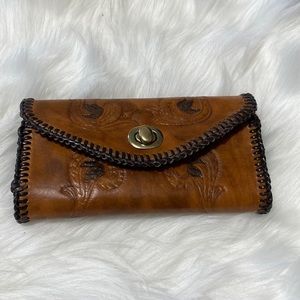 Genuine Leather Hand tooled Wallet